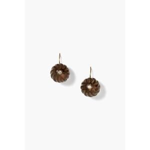 Chan Luu 14k Pumpkin Earrings Maxi Smoky Quartz Mix - One Size